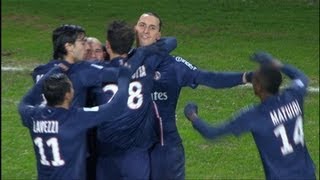 Goal Zlatan IBRAHIMOVIC (55') - Stade Brestois 29 - Paris Saint-Germain (0-3) / 2012-13