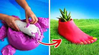 FANTASTIC CEMENT CRAFTS AND DIYs || Crazy Ideas for Crafty Parents by 123 GO! FOOD