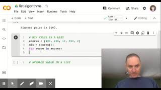 minimum value in a list - python