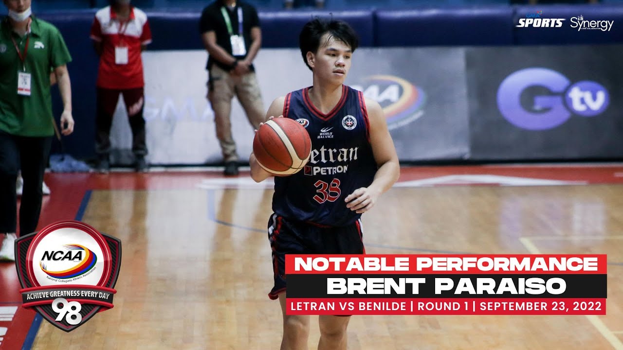 NCAA Season 98 | Notable Performance: Brent Paraiso (Letran Vs Benilde ...