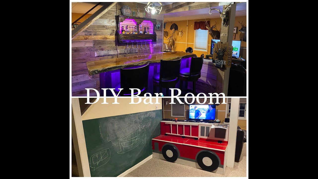 Diy Man Cave Bar Room Build Youtube