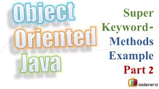 51 Java Super Keyword Example Calling Superclass Methods Part 2 |