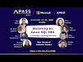 Becoming Azure SQL DBA leaning pathway at PASS Data Community Summit 2025