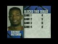 Dikembe Mutombo Blocks 31 Shots in 5-Game Series (1994 Playoffs)