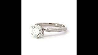 1.01ct Diamond Six Claw Platinum Solitaire Ring