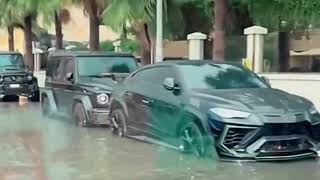 迪拜暴雨Heavy rain in Dubai