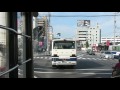 大分バス12628 予備車 　中央通り トキハ前2→畑中　前面展望動画