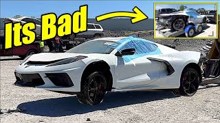 Rebuilding A Wrecked 2022 Corvette!