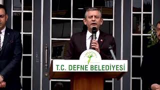 Hatay Defne Belediyemizin önündeyiz