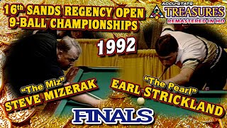 9-BALL: Steve MIZERAK vs Earl STRICKLAND - 16TH SANDS REGENCY OPEN FINALS 1992