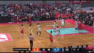 Commentator Amazed on Kai Sotto can shoot 3-pointer | B-league