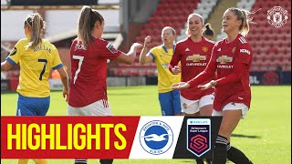 Highlights | Manchester United Women 3-0 Brighton | FA Women's Super League
