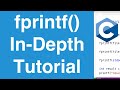 fprintf() Function Deep Dive | C Programming Tutorial