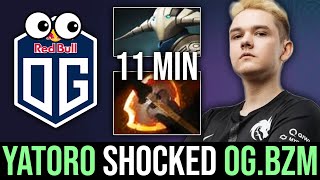 Yatoro SHOCKED OG.Biziem — 11 min Battle Fury Sven