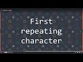 Frequently Asked Leetcode Q to Master: 387. First Unique Character in a String