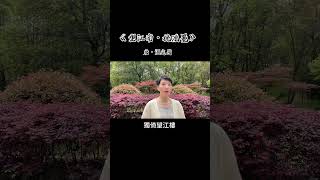 #古詩詞《望江南·梳洗罷》唐·溫庭筠 梳洗罷，獨倚望江樓。 過盡千帆皆不是，斜暉脈脈水悠悠。腸斷白蘋洲。