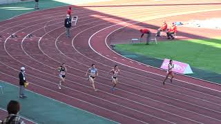 KUBOYAMA Haruna 11.97(0.0) Women's 100m heat2 17th Tajima Memorial Meet2020