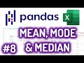 Python Pandas Tutorial #8 for Beginners - Mean, Mode & Median