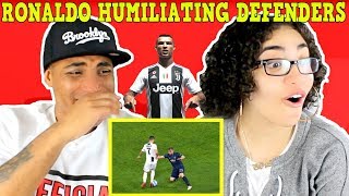 Only C. Ronaldo Can Humiliate Defenders THIS Way REACTION