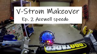 V-Strom 650 Makeover Ep. 2 Acewell speedo