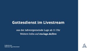 Alexander Zesdris am 30.12.2023 | Gottesdienst der Adventgemeinde Lage [LIVE]