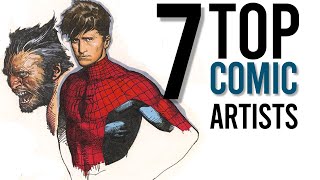 7 COMIC ARTISTS That WOW with EVERY PAGE | Clips: YouTube Artist James Raiz