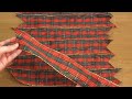 How to Make a BOW from Wired Ribbon  Easy DIY Gift Bows  Christmas Decor