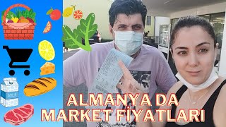 ALMANYA'DA MARKET ALIŞVERIŞi❌2021 GÜNCEL FİYATLAR