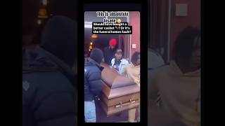 When you buy a cheap casket ⚰️ wild. #shorts #short #funeral #crazy #wild #memes #funniestvideo