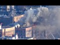 5-alarm fire burns through Queens apartment building