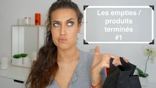 Les empties / produits terminés #1