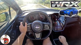 The 2022 Subaru WRX Manual is Carefree Fun - On or Off Pavement (POV Drive Review)