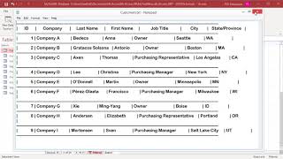 How to Export MS Access Table Data to a Text File - Office 365