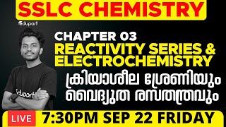 SSLC Chemistry Chapter 3 | Reactivity Series and Electrochemistry | Eduport SSLC