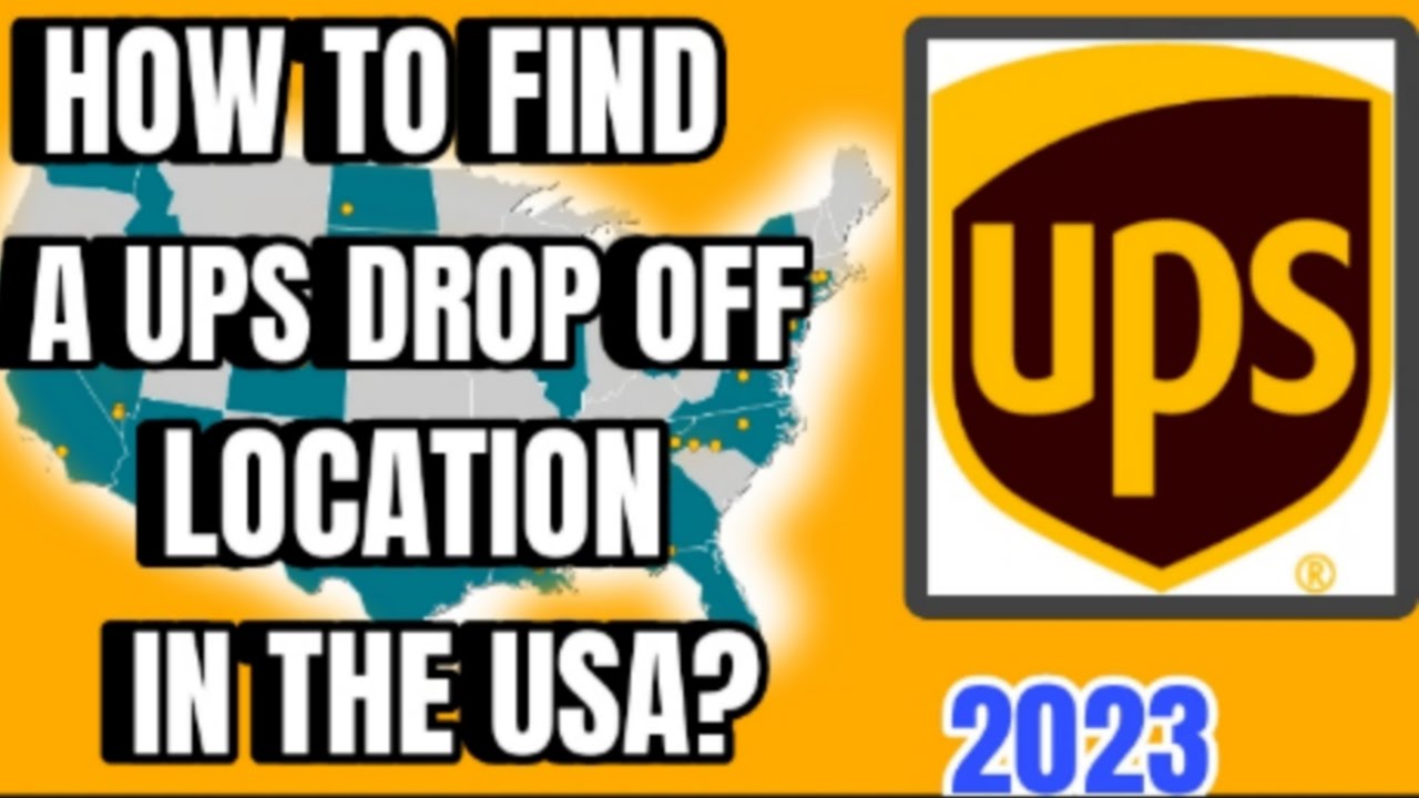 HOW TO FIND A UPS DROP OFF LOCATION - YouTube