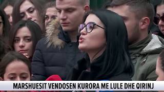 Vrasja e Arielës, studentet e Juridikut lule te vendi ku u vra