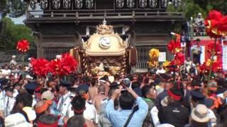 2014 平成26年 灘のけんか祭り（本宮） 八家屋台 宮入