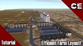 Efficient Farm Layout 18K+ Crops a year | Workers & Resources Soviet Republic Tutorial