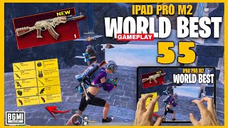 IPAD PRO M2 | BGMI WOW!😮55 KILLS BEST INSANE MATCH IPAD PRO M2 GAMEPLAY #bgmi #pubg #pubgmobile