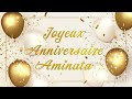 joyeux anniversaire aminata