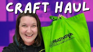 NAMTA CREATIVATION 2022 - Showroom Floor Craft Haul  **GIVEAWAY**