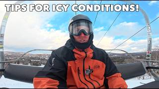 Tips For Snowboarding in S*** CONDITIONS!! (POV)