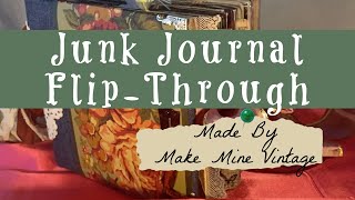 Junk Journal Flip Through GIANT Handmade Book Full of Ideas🌹
