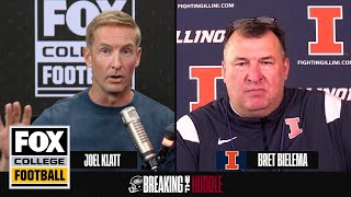 Illinois coach Bret Bielema on the Fighting Illini’s season \u0026 MSU matchup | Breaking the Huddle