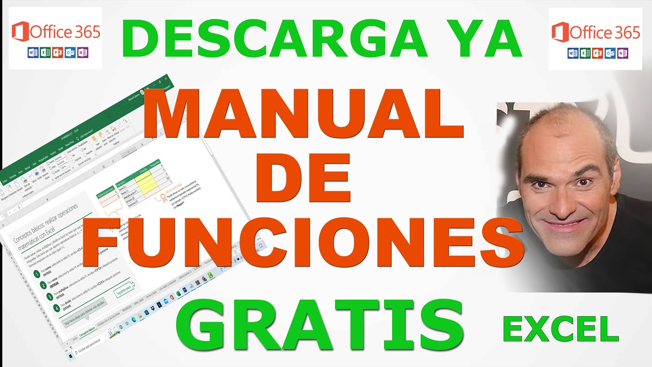 LO QUIERES? GRATIS EL SUPER MANUAL DE FUNCIONES EXCEL - YouTube