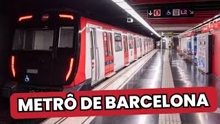 FUI CONHECER O METRÔ DE BARCELONA