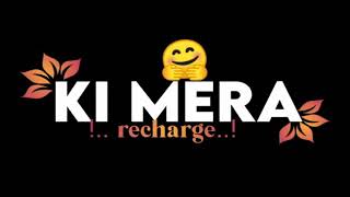 mara recharge khatam ho gaya h 🔥❌ attitude status 😈😈 black screen ❌ motivational status 👍👍