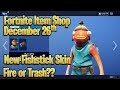 Fortnite Item Shop Today **New Fishstick Skin* (December 26th 2018) [Fortnite Battle Royale]