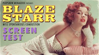 Screen Test Of Blaze Starr (1956) - A Vintage Tease Loop