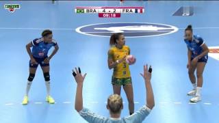 BRÉSIL VS FRANCE Handball Championnat du monde féminin 2015 Tour préliminaire